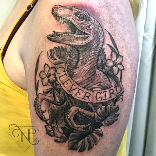 Explore p nk tattoo ideas, creative tattoo ideas in Manchester, available at Neon Lady Tattoo Studio and Art Gallery