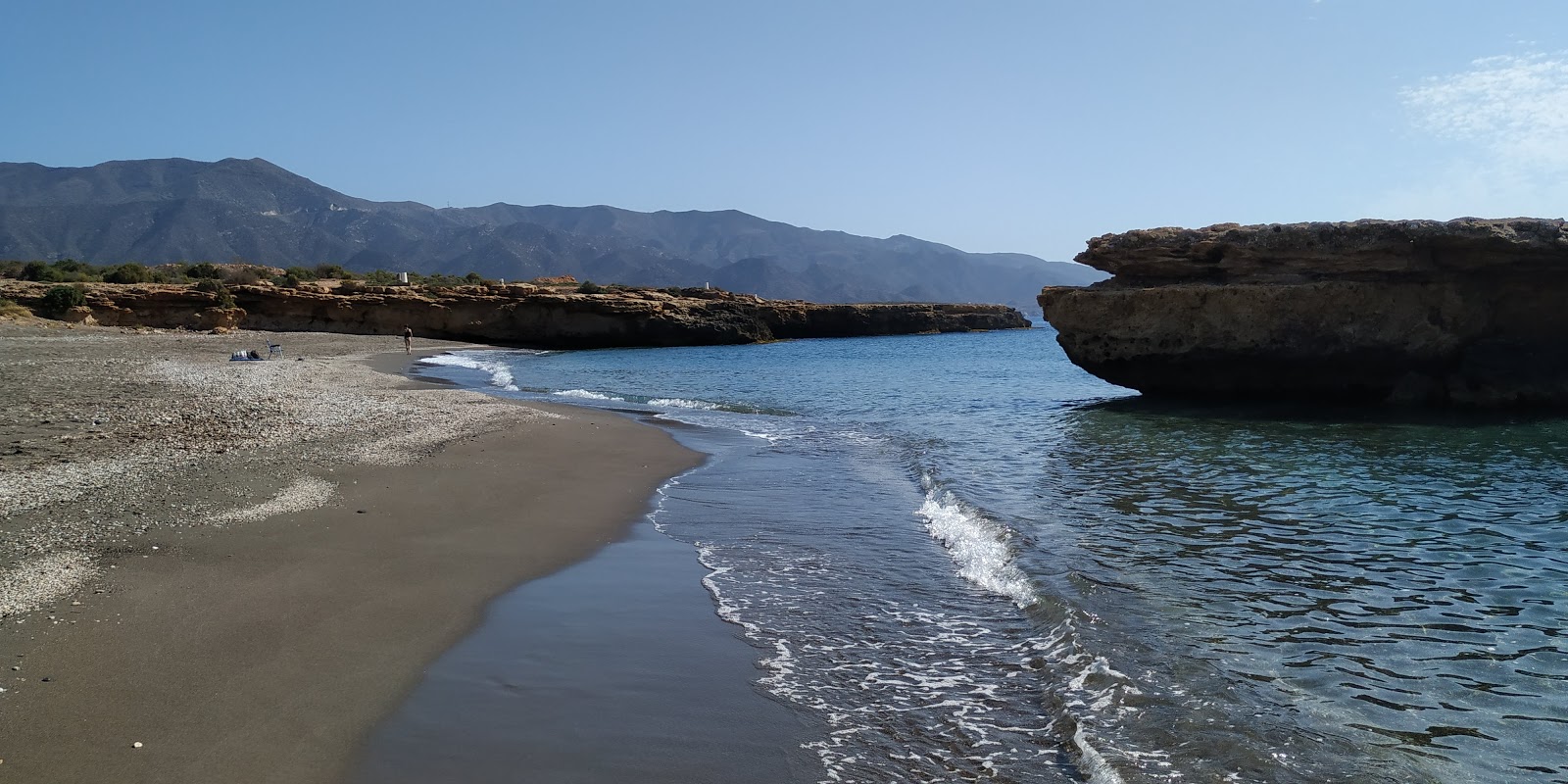 Photo de Playa de la Galera avec un niveau de propreté de assez propre