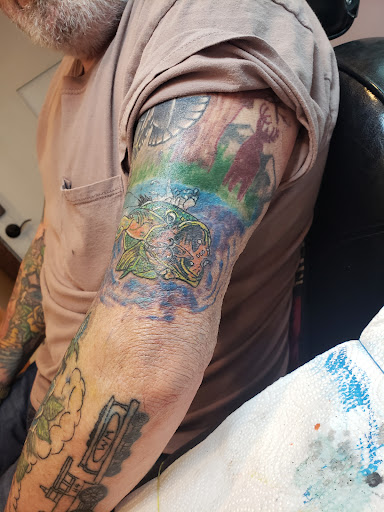 Explore tattoo ideas forearm men, creative tattoo ideas in Davis, available at SIX GUN SOUND TATTOO