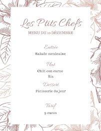 Menu du Restaurant Les P'tits Chefs à La Crau