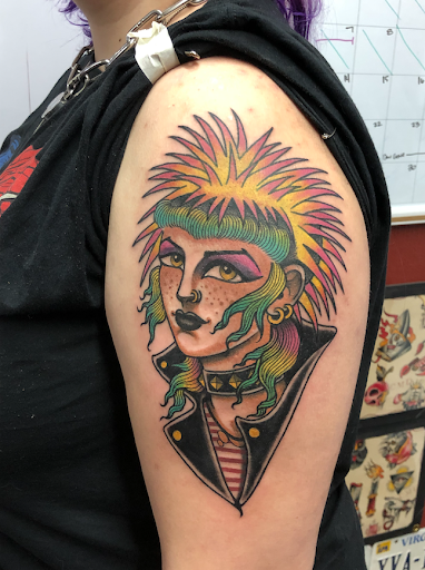 Find bride of chucky tattoo ideas for your next unique tattoo in Austin at Triple Crown Tattoo