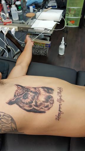Find good vs evil tattoo ideas for your next unique tattoo in Los Angeles at Monkey Face Tattoos