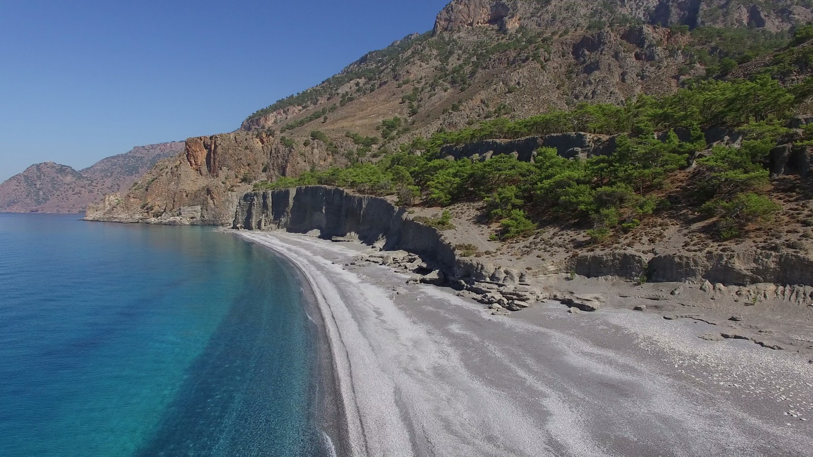 Photo of Domata beach with spacious shore