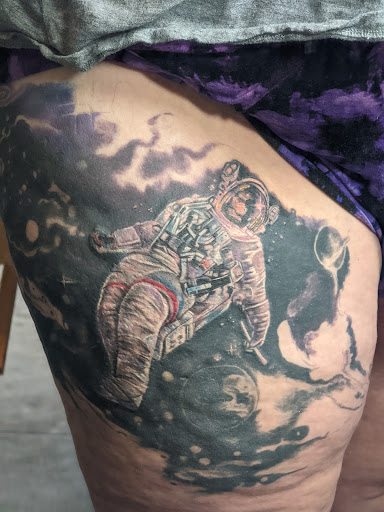 Explore zipper tattoo ideas, creative tattoo ideas in Kansas City, available at Stormy Tattoo