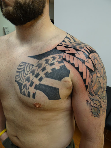 Explore tattoo sleeves for men ideas, creative tattoo ideas in Hooksett, available at Skin Deep Tribal Tattoo