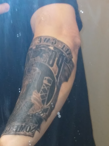 Explore frenchie tattoo ideas, creative tattoo ideas in Baltimore, available at Deville Ink Tattoo & Piercing Company