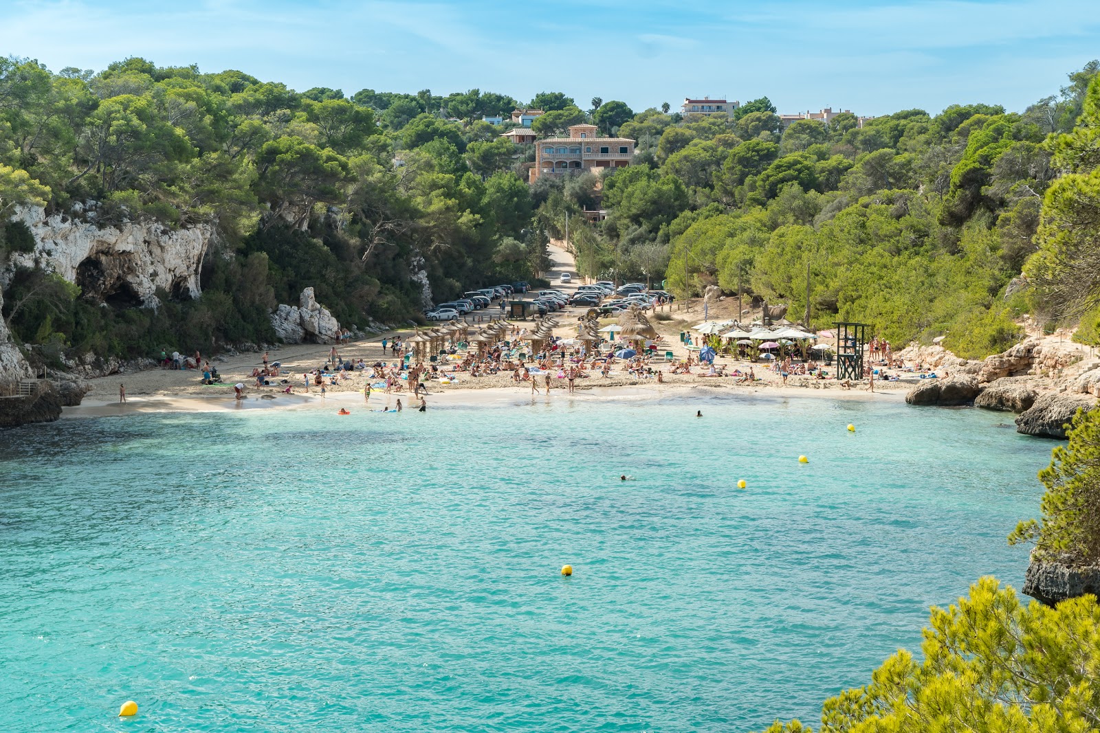 Photo of Cala Llombards beach with partly clean level of cleanliness