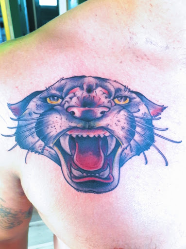 Explore thug tattoo ideas, creative tattoo ideas in Abilene, available at La Leyenda Tattoo Co