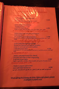 NIGIN Afghanisches Restaurant à Munich menu