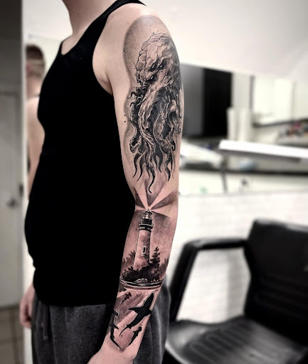 Explore bulldog tattoo ideas, creative tattoo ideas in Ambler, available at Tattoo GalaxyAmbler Piercing & Custom Tattoos