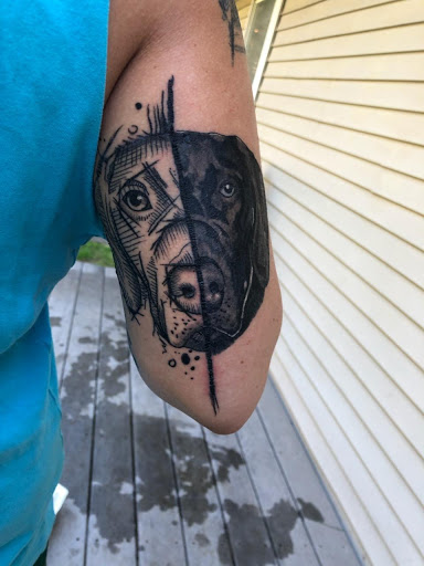 Explore tattoo ideas guys, creative tattoo ideas in Traverse City, available at Black Candle Tattoo Co.