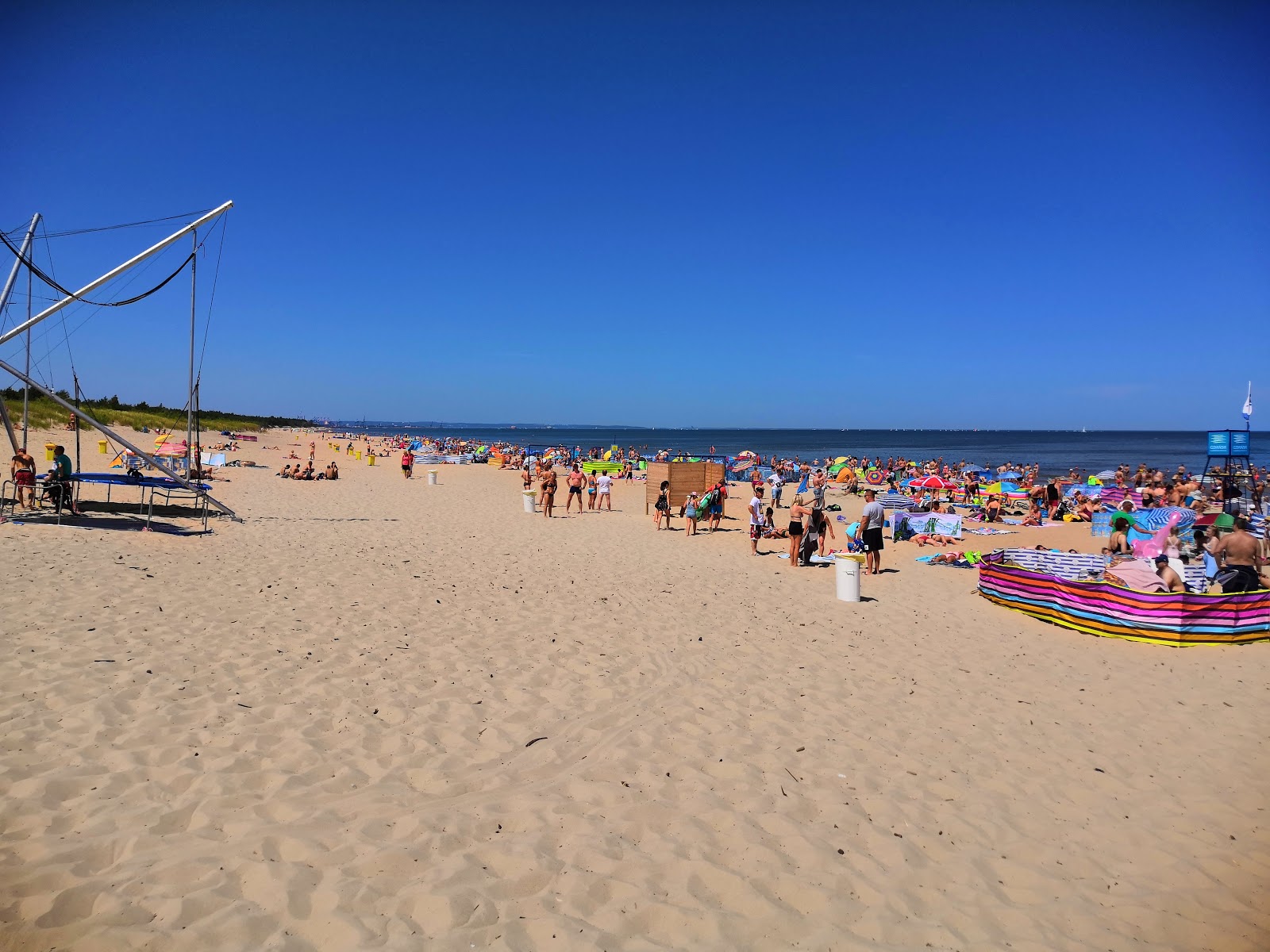 Foto van Gdansk beach ent 16 met recht en lang