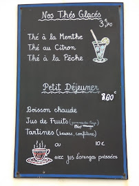 Café de Paris à Saint-Jean-de-Luz carte