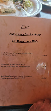 Restaurant Alte Tankstelle à Waren - menu / carte