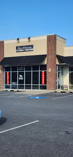 Explore biomechanical tattoo ideas, creative tattoo ideas in Cabot, available at Brickhouse Tattoo Studio