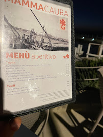 Mamma Caura à Marsala menu