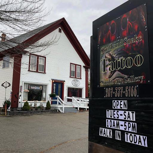 Explore maiden name tattoo ideas, creative tattoo ideas in North Berwick, available at Skull and Snake Tattoo Studio Art Gallery