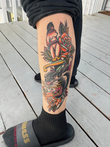 Explore camper tattoo ideas, creative tattoo ideas in Satellite Beach, available at Rocksteady Tattoo Company