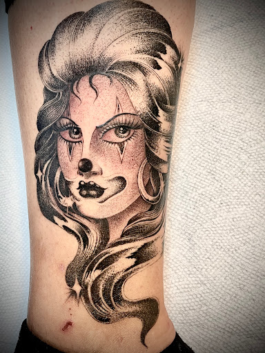 Explore neo traditional tattoo ideas, creative tattoo ideas in Georgetown, available at Iron Rite Tattoo South