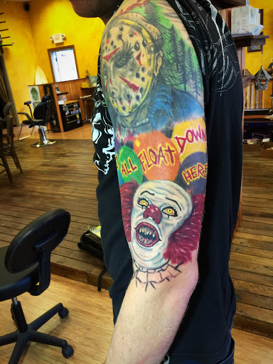 Explore side of hand tattoo ideas, creative tattoo ideas in Pottsville, available at Good Vibrations Ink Tattoo and Body Piercing