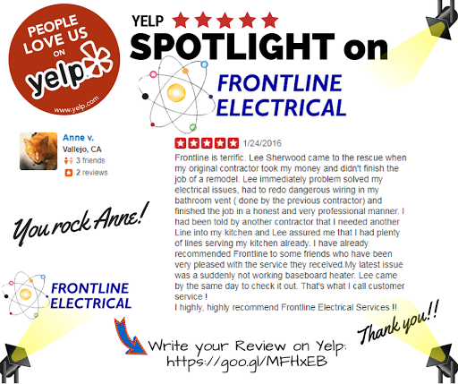 Electrician «Frontline Electrical Services», reviews and photos, 3195 Park Rd Suite C, Benicia, CA 94510, USA