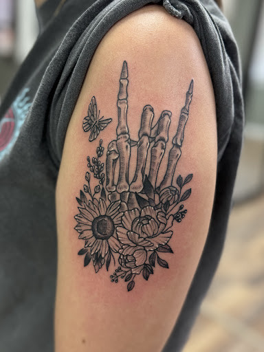 Explore arm tattoo ideas with meaning, creative tattoo ideas in Vincennes, available at Silver Owl Tattoo