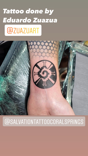 Explore lily tattoo ideas, creative tattoo ideas in Coral Springs, available at Salvation Tattoo Lounge Coral Springs