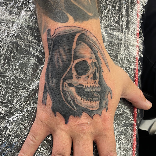 Explore fire fighter tattoo ideas, creative tattoo ideas in Delmar, available at Obbey Tattooing