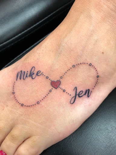 Explore name face tattoo ideas, creative tattoo ideas in Cape Coral, available at Raabery Ink Society