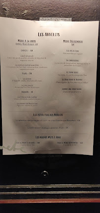 Restaurant français Les Aryelets à Aulon - menu / carte