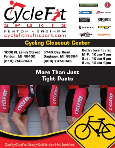 Bicycle Store «Cyclefit Sports», reviews and photos, 1006 N Leroy St, Fenton, MI 48430, USA