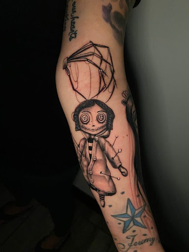 Explore draco tattoo ideas, creative tattoo ideas in San Antonio, available at Firme Copias Tattoo Studio