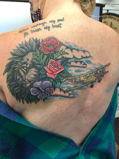 Explore gorillaz tattoo ideas, creative tattoo ideas in Eureka Springs, available at Sailors Luck Tattoo