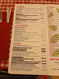 Pizzeria Santa Lucia à Valras-Plage carte