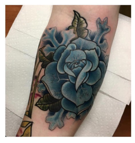Explore neck tattoo ideas for woman, creative tattoo ideas in Scranton, available at Art Rage Tattoo Studio