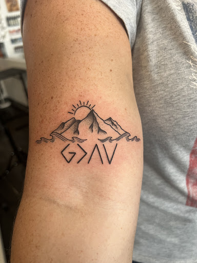 Explore evil tattoo ideas, creative tattoo ideas in Kissimmee, available at Fallen Heroes Tattoo & Piercing (Florida)