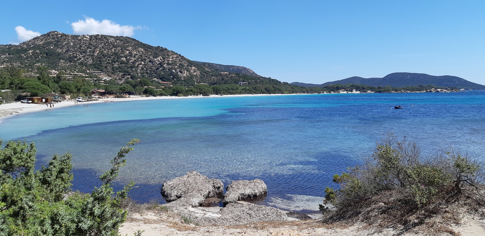 Plage d'Acciaju beach (Bocca del'Oro, South Corsica) on the map with ...