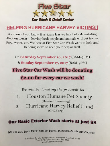 Car Wash «5 Star Car Wash & Detail Center», reviews and photos, 3064 Jericho Turnpike, East Northport, NY 11731, USA