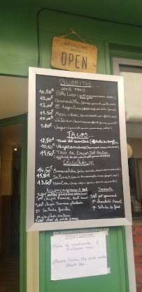 Menu / carte de CHIRIMOL à La Ciotat