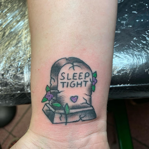 Explore massage therapist tattoo ideas, creative tattoo ideas in Longview, available at Fugis Tattoo Shop