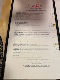 Restaurant Le Quatre à Aix-en-Provence carte