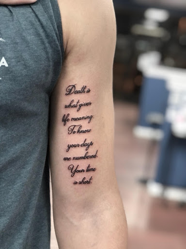 Explore half sleeve tattoo ideas forearm, creative tattoo ideas in Los Alamitos, available at Mr. Inkwells Classy Tattoos