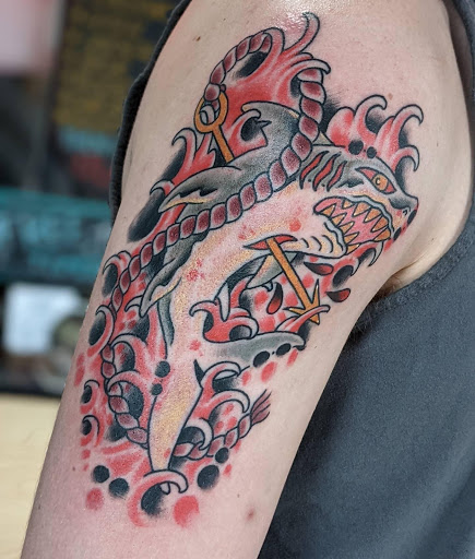 Explore butterfly memorial tattoo ideas, creative tattoo ideas in Lake Villa, available at Eternal Tiger Tattoo