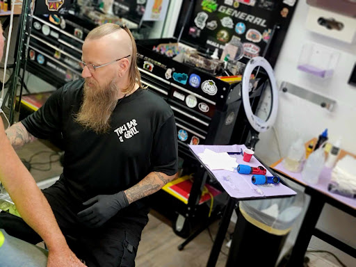 Explore dark art tattoo ideas, creative tattoo ideas in Ocala, available at SKIN STICKERS