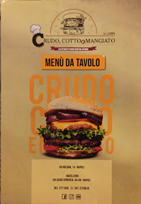 Crudo,cotto e mangiato à Naples carte