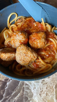 Spaghetti aux boulettes de viande du Restauration rapide Pizzeria Bella Notte à Chessy - n°13