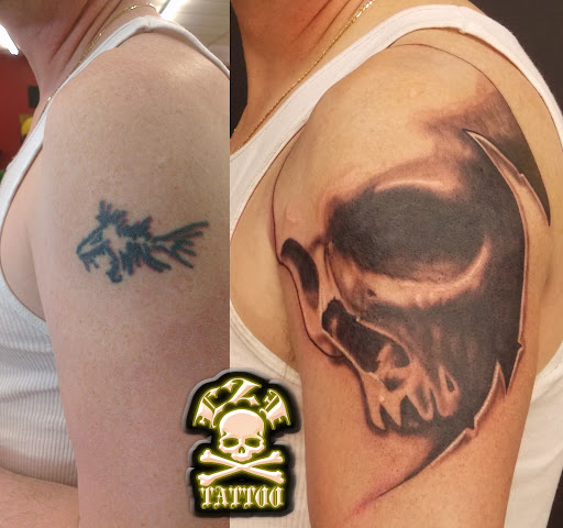 Tattoo Shop «Live 2 Imagine Tattoo Studio», reviews and photos, 132 W Main St, Endicott, NY 13760, USA
