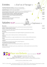 Restaurant Instan't à Fréjus (le menu)