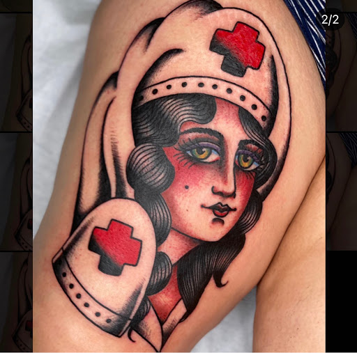 Explore ribcage tattoo ideas, creative tattoo ideas in Springfield, available at Good Heart Tattoos