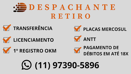 Logo da empresa - Despachante Retiro